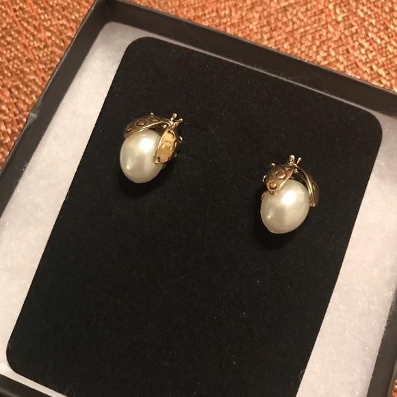 Ladybug Earrings - Picture 1 of 3